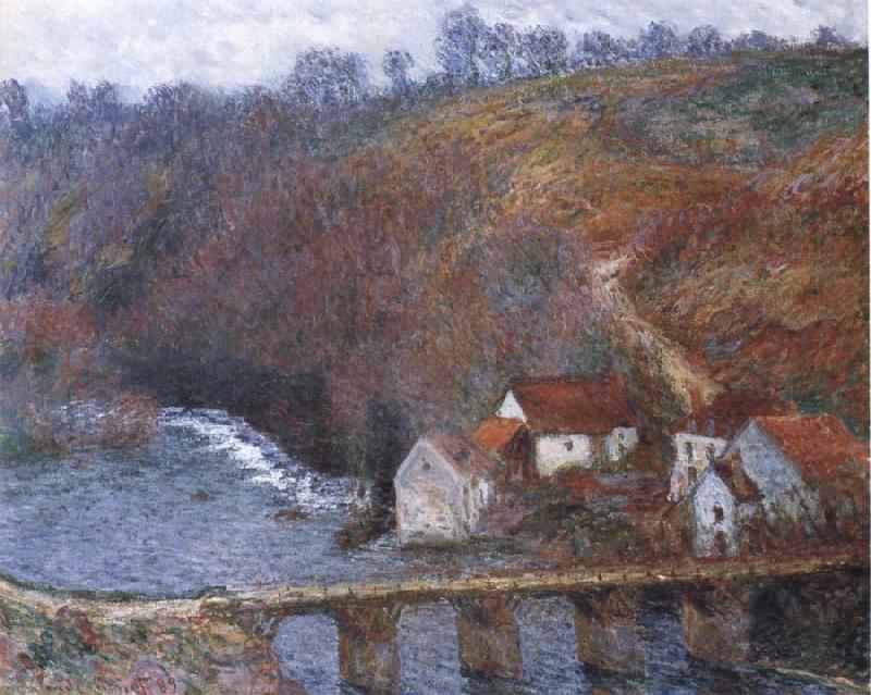 Claude Monet The Grande Creuse by the Bridge at Vervy Germany oil painting art
